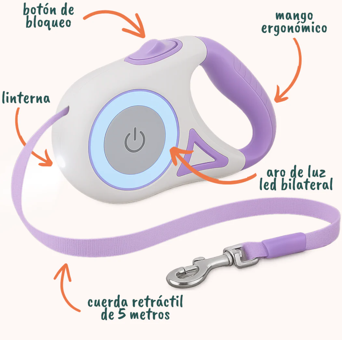 Correa Retráctil LED