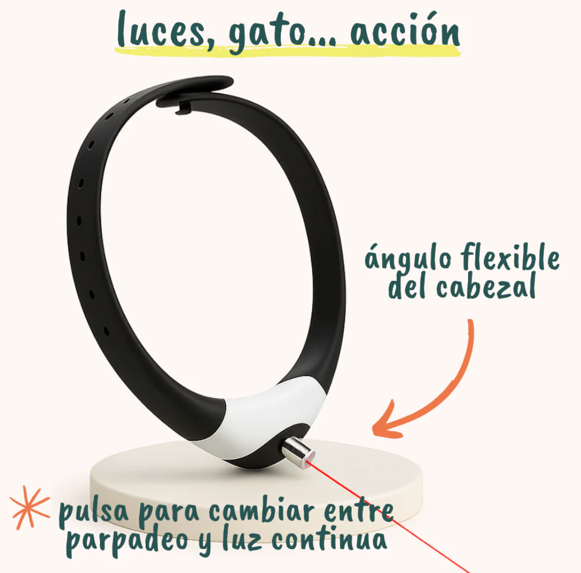 Collar Láser Gato